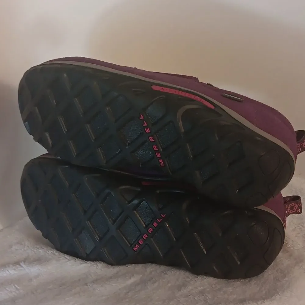 Merrell Kid's Purple Jungle Moc Frosty Waterproof Unisex Slip-On Shoes